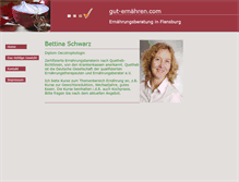 Tablet Screenshot of gut-ernaehren.com